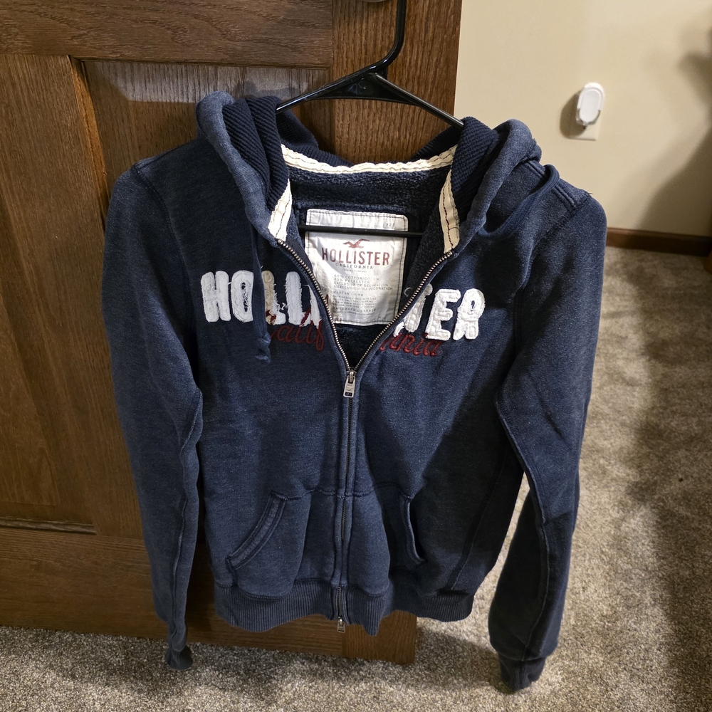 Hollister Navy Blue Hoodie